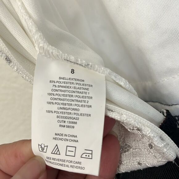 Speechless Girls Sparkling Lace-Floral Hi-Lo Formal Dress Sz 10 - Picture 11 of 13